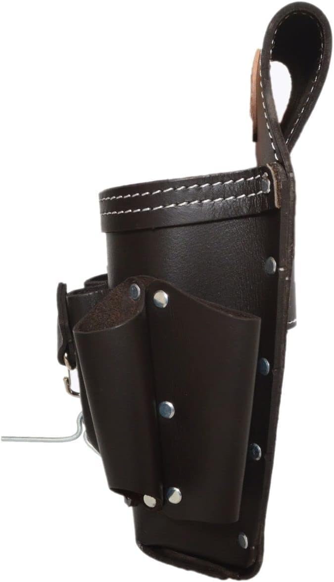 Zeluga 6 Pocket Leather Electrician Tool Pouch - Image 3